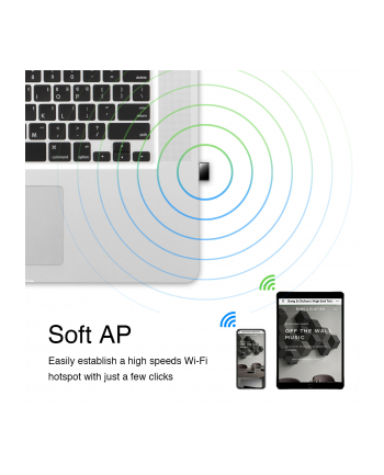 Karta sieciowa CUDY WU650 AC650 USB 20 Nano