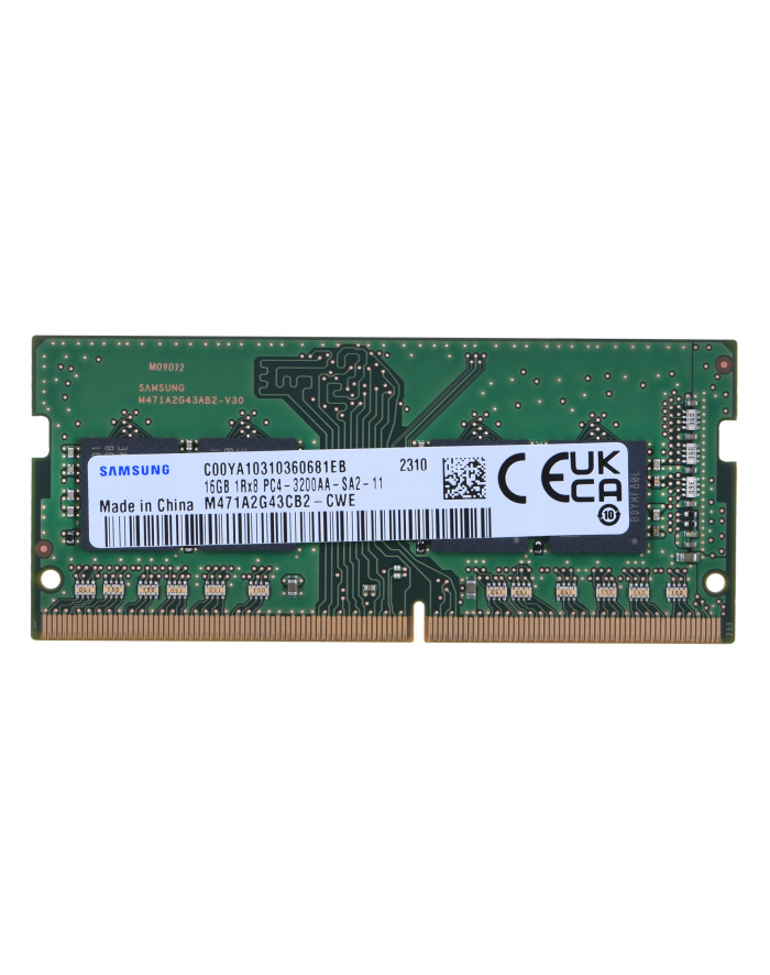 samsung semiconductor Samsung SO-DIMM 16GB DDR4 1Rx8 3200MHz PC4-25600 M471A2G43CB2-CWE główny