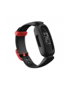 no name Fitbit Ace 3 Fitness Tracker, OLED, Ekran dotykowy, Wodoodporny, Bluetooth, Czarny/Racer Red - nr 4