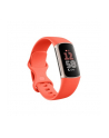 Fitbit Charge 6 Fitness tracker Opaska NFC - koralowy; Koperta - Champagne Gold Aluminium - nr 8
