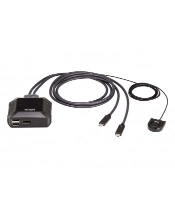 no name Aten US3312 2-portowy przełącznik KVM USB-C 4K DisplayPort ze zdalnym selektorem portów Aten 2-portowy przełącznik KVM USB-C 4K DisplayPort ze zdalnym selektorem portów US3312 Gwarancja 24 miesiące nr 2