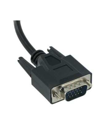Kabel monitorowy D-SUB VGA M/M 1,8m retail