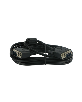 Kabel monitorowy D-SUB SVGA M/M 5,0m ferryt - retail nr 2