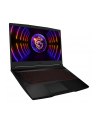 MSI Thin GF63 12UC-1044XPL i7-12650H 156''; FHD 144Hz IPS-Level 8GB DDR4 3200 SSD512 RTX 3050 4GB NoOS - nr 15