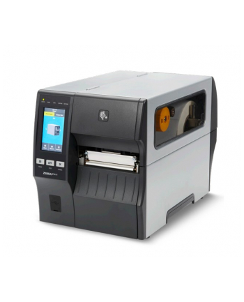 no name TT Printer ZT411; 4'';, 203 dpi, Euro and UK cord, Serial, USB, 10/100 Ethernet, Bluetooth 41/MFi, USB Host, Peel w/ Liner Take-Up, EZPL