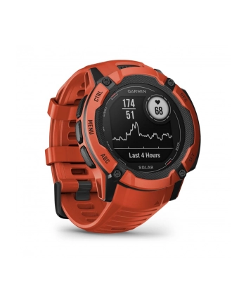 Zegarek sportowy Garmin Instinct 2X SOLAR Czerwony nr 2