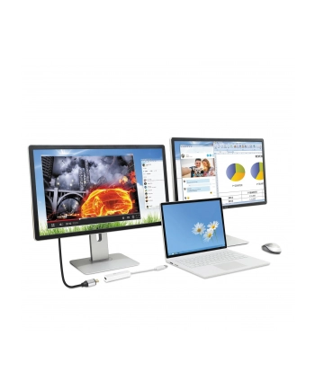 j5 create Adapter j5create USB to HDMI Multi-Monitor Adapter (USB31 m - 4K HDMI f 8cm; kolor biały) JUA254-N