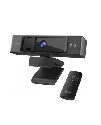 j5 create Kamera j5create USB 4K Ultra HD Webcam with 5x Digital Zoom Remote Control USB-C/USB 20; kolor czarny JVCU435-N nr 2