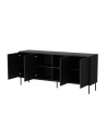 cama meble Komoda 4D ABI 200x45x88 czarny mat - nr 2