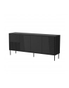 cama meble Komoda 4D ABI 200x45x88 czarny mat - nr 5