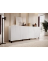 cama meble Komoda BARI 200x42x82 biały mat - nr 3