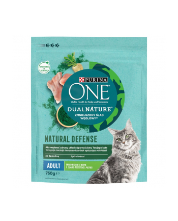 purina nestle PURINA One DualNature Natural Defense Adult - sucha karma dla kota - 750 g