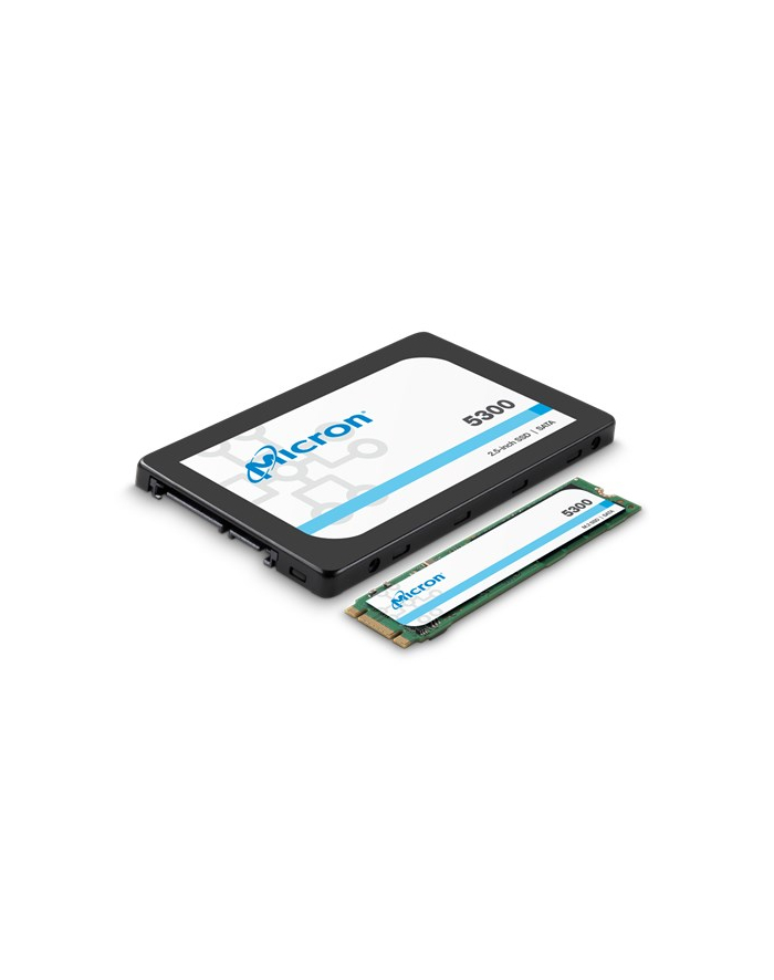 Dysk SSD Micron 5300 PRO 384TB SATA 25''; MTFDDAK3T8TDS-1AW1ZABYYT (DWPD 12) Tray główny
