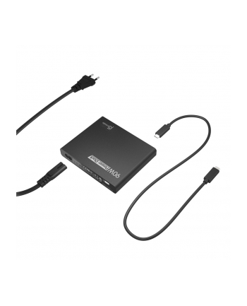 j5 create Stacja dokująca z zasilaczem j5create 90W Built in USB-C Travel Dock - (wersja europejska) 1xHDMI/2XUSB30/1xUSB-C czarna JCDP392-EN