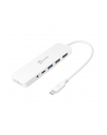 j5 create Stacja dokująca j5create USB-C Multi-Port Hub with Power Delivery 1xHDMI/2xUSB 31/1xUSB-C/Card Reader/1x35mm audio/mic combo jack; kolor biały JCD373-N - nr 1
