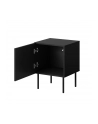 cama meble Szafka nocna 2szt PALAZZO 44,5x40x59 czarny + dąb craft - nr 3
