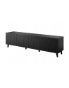 cama meble Szafka RTV BARI 200x42x52 czarny mat - nr 1