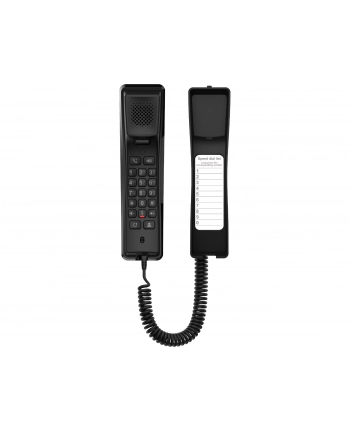 no name Fanvil H2U Czarny | Telefon VoIP | HD Audio, RJ45 100Mb/s PoE, montaż na ścianie nr 1