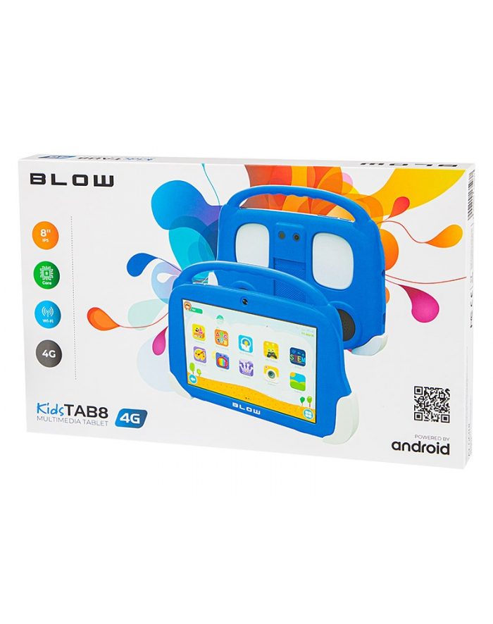 BLOW TABLET KIDSTAB8 4G 4/64GB NIEBIESKIE ETUI główny