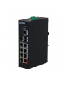 no name Dahua Swith 11-portowy przełącznik z 8 portami gigabit PoE 8x RJ45 1000M (zasilanie PoE) 2x SFP 1000M 1x RJ45 1000M PFS3211-8GT-120-V2 - nr 3