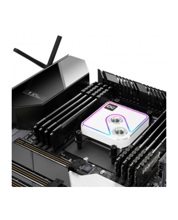 no name Alphacool Core 1 Aurora Chłodzenie procesora, ARGB - Biały