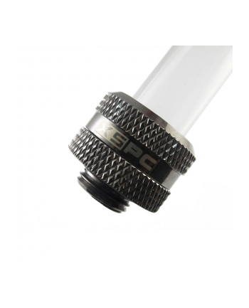 no name Złącze XSPC G1/4''; na twardą rurkę 14mm, czarny chrom - 8 sztuk