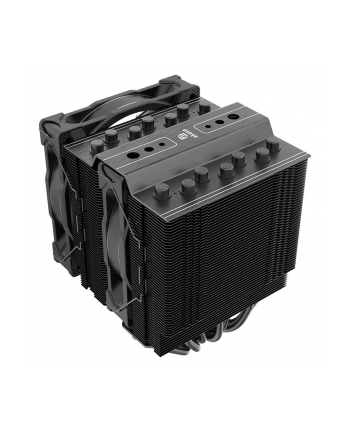 no name Akasa Soho H7 Dual Tower CPU Cooler, ARGB - 120 mm, czarny