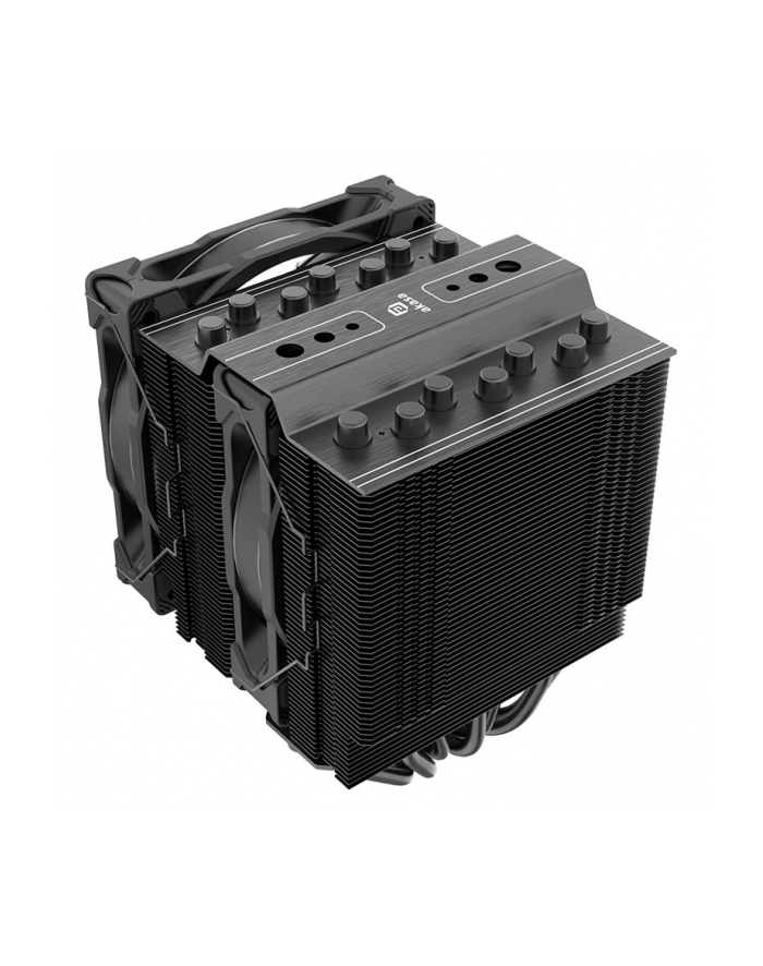 no name Akasa Soho H7 Dual Tower CPU Cooler, ARGB - 120 mm, czarny główny