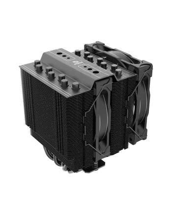 no name Akasa Soho H7 Dual Tower CPU Cooler, ARGB - 120 mm, czarny