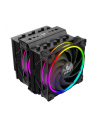 no name Akasa Soho H7 Dual Tower CPU Cooler, ARGB - 120 mm, czarny - nr 8