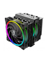 no name Akasa Soho H7 Dual Tower CPU Cooler, ARGB - 120 mm, czarny - nr 9