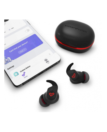 Energy Sistem Earphones True Wireless Freestyle Black/Red