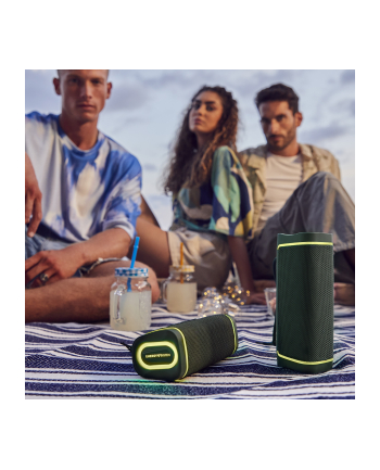 Energy Sistem Yume ECO Bluetooth Speaker with RGB LED Lights, Green Energy Sistem