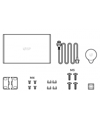 no name Ubiquiti UISP-S-Pro-(wersja europejska) | Switch | 24x RJ45 1000Mb/s, 16x Passive PoE 27V, 4x SFP+, 220W