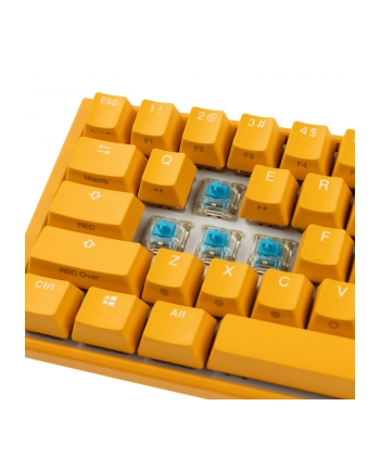 no name Klawiatura gamingowa Ducky One 3 Yellow SF, RGB LED - MX-Blue (US)