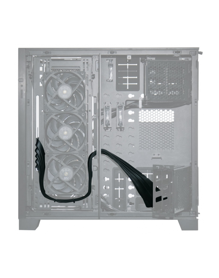 Lian Li PW-PCIV-4-90X pionowy PCIe 40 - 900mm, czarny główny