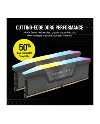 no name Corsair Vengeance RGB, DDR5-6000, CL36, AMD EXPO - 32 GB Dual Kit, Szary