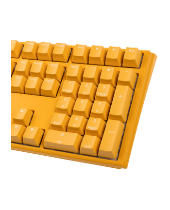 no name Żółta klawiatura gamingowa Ducky One 3, RGB LED – MX-Speed-Silver (US) nr 2