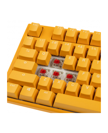 no name Klawiatura gamingowa Ducky One 3 Yellow TKL, RGB LED - MX-Red (US)