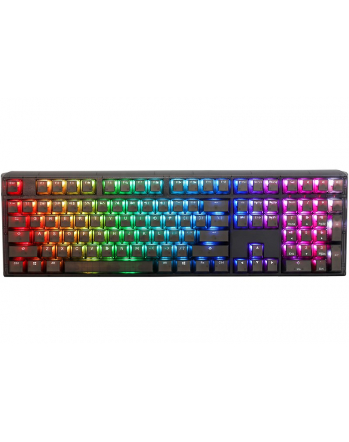 no name Klawiatura gamingowa Ducky One 3 Aura Black, RGB LED - MX-Speed-Silver (US) główny