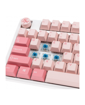 no name Klawiatura do gier Ducky One 3 Gossamer Pink — MX-Blue (US) nr 2