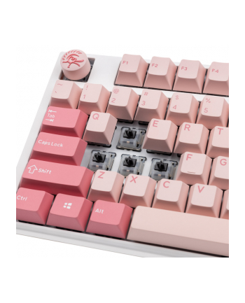 no name Klawiatura gamingowa Ducky One 3 Gossamer TKL Pink - MX-Black Clear Top (US) nr 1