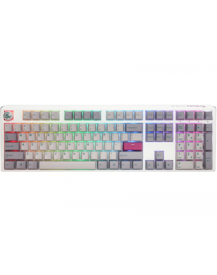 no name Klawiatura gamingowa Ducky One 3 Mist Grey z podświetleniem RGB LED – MX-Brown (US) główny