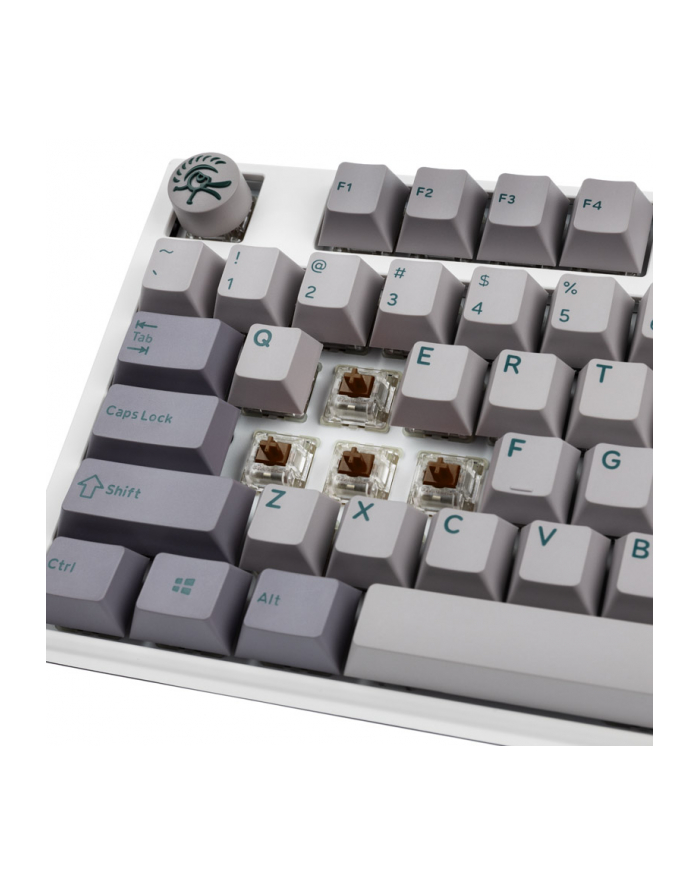 no name Klawiatura gamingowa Ducky One 3 Mist Grey z podświetleniem RGB LED – MX-Brown (US) główny