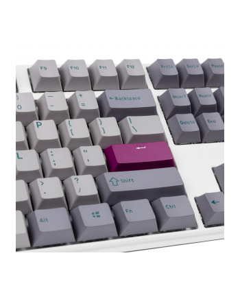 no name Klawiatura gamingowa Ducky One 3 Mist Grey z podświetleniem RGB LED – MX-Blue (US)