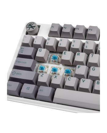 no name Klawiatura gamingowa TKL Ducky One 3 Mist Grey, RGB LED - MX-Blue (US)