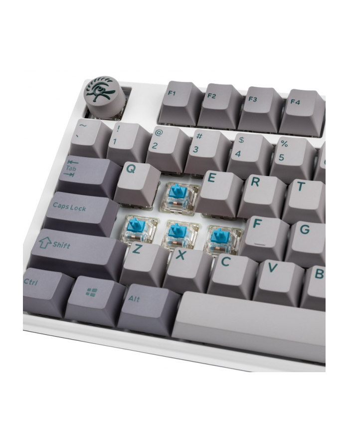 no name Klawiatura gamingowa TKL Ducky One 3 Mist Grey, RGB LED - MX-Blue (US) główny