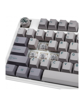 no name Klawiatura gamingowa Ducky One 3 Mist Grey TKL, RGB LED - MX-Speed-Silver (US)