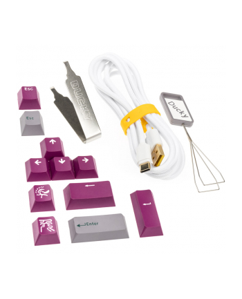 no name Klawiatura gamingowa Ducky One 3 Mist Grey SF, RGB LED - MX-Blue (US)