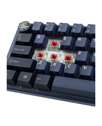 no name Klawiatura gamingowa Ducky One 3 Cosmic Blue SF, RGB LED - MX-Red (US) nr 2